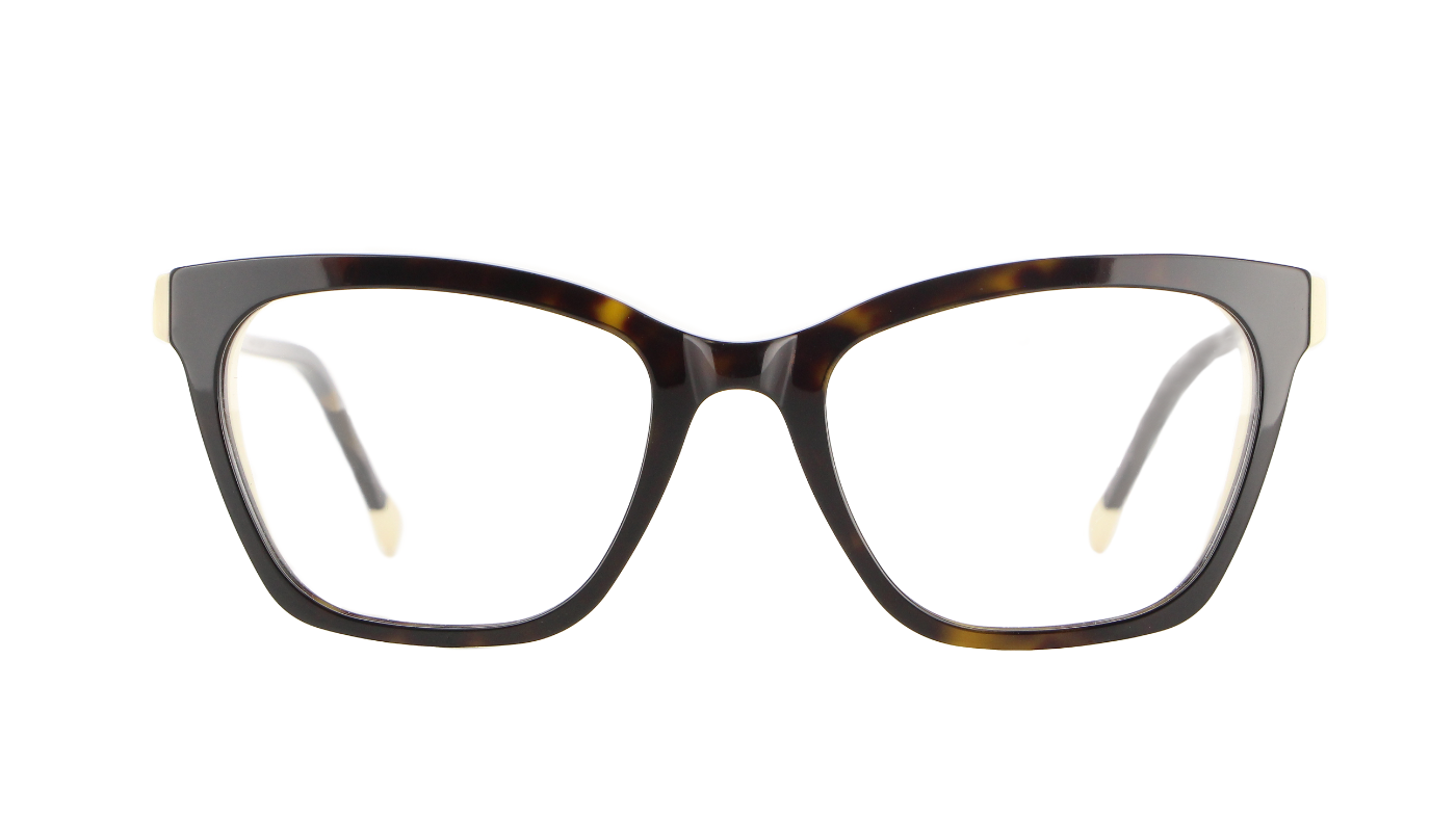 V1833 A206 Dark Havana With Solid Creams