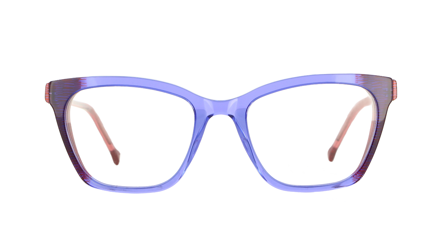 V1833 A925 Transparent Purple With Pink Rasters