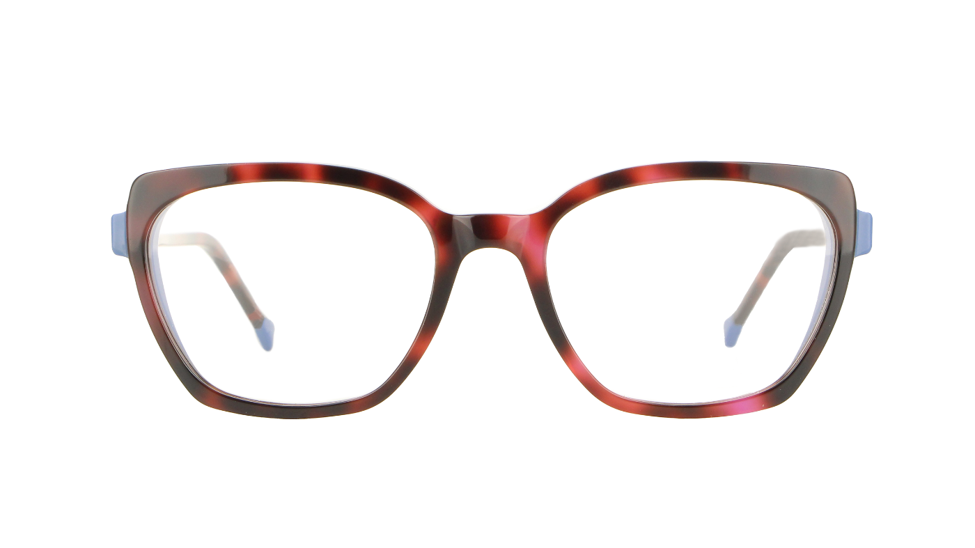 V1834 A265 Fuchsia Havana With Solid Light Blues