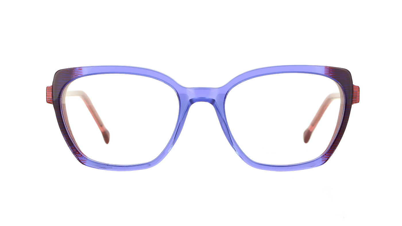 V1834 A925 Transparent Purple With Pink Rasters