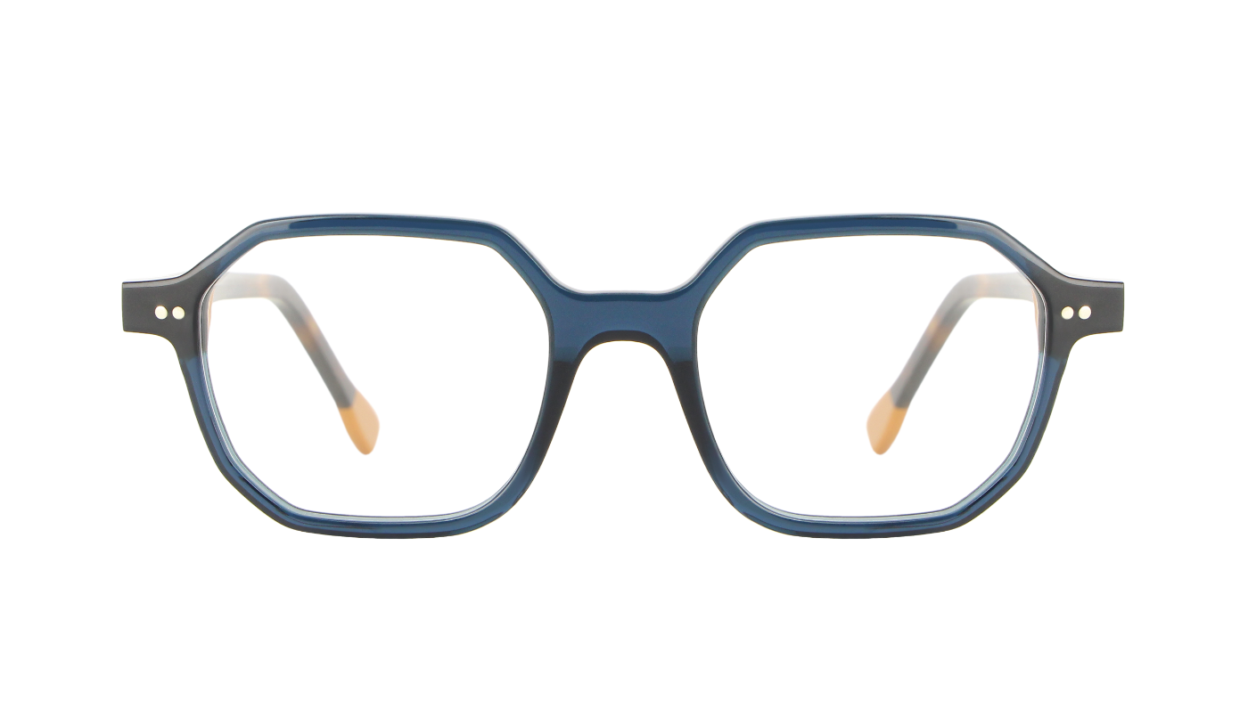 V3166 A534 Transparent Blue With Yellows