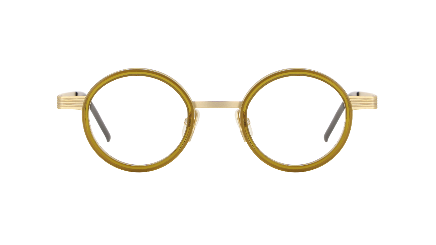 V4126 C439 Matt Light Gold/Transparent Olive Green